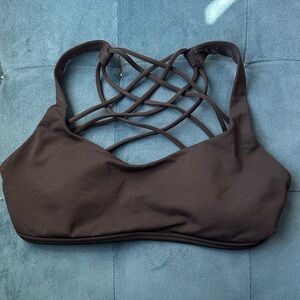 Lululemon Athletica Black Crisscross Sports Bra
